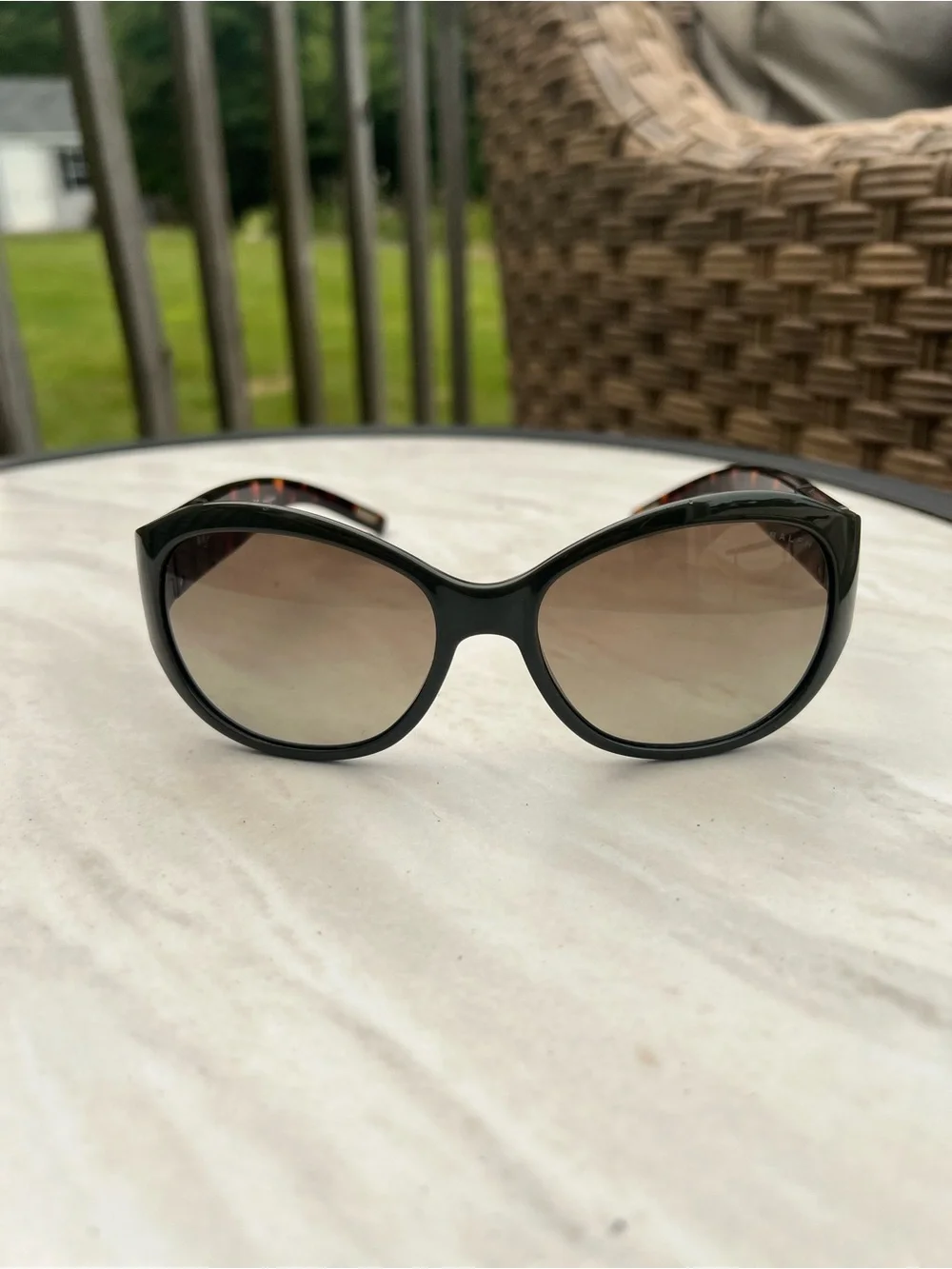 Ralph Lauren Olive Frame Sunglasses with Brown Grady Lenses